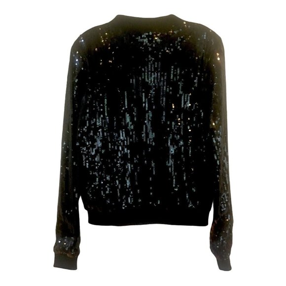 Endless Rose Sequin Beaded Floral Bomber Jacket - Picture 2 of 7